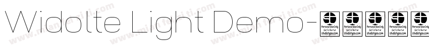 Widolte Light Demo字体转换
